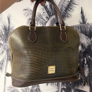Dooney & Bourke Lizard Skin Satchel
